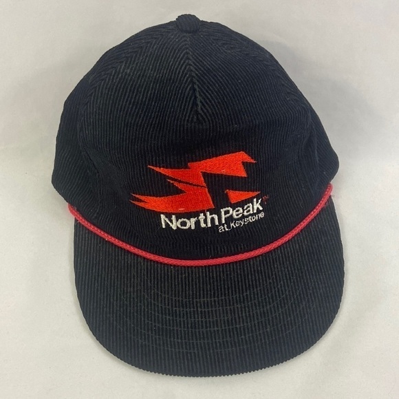 Vintage North Peak At Keysotne Corduroy Cap Hat - Picture 1 of 10